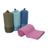 Travel/sporthanddoek - 70x140 cm - roze
