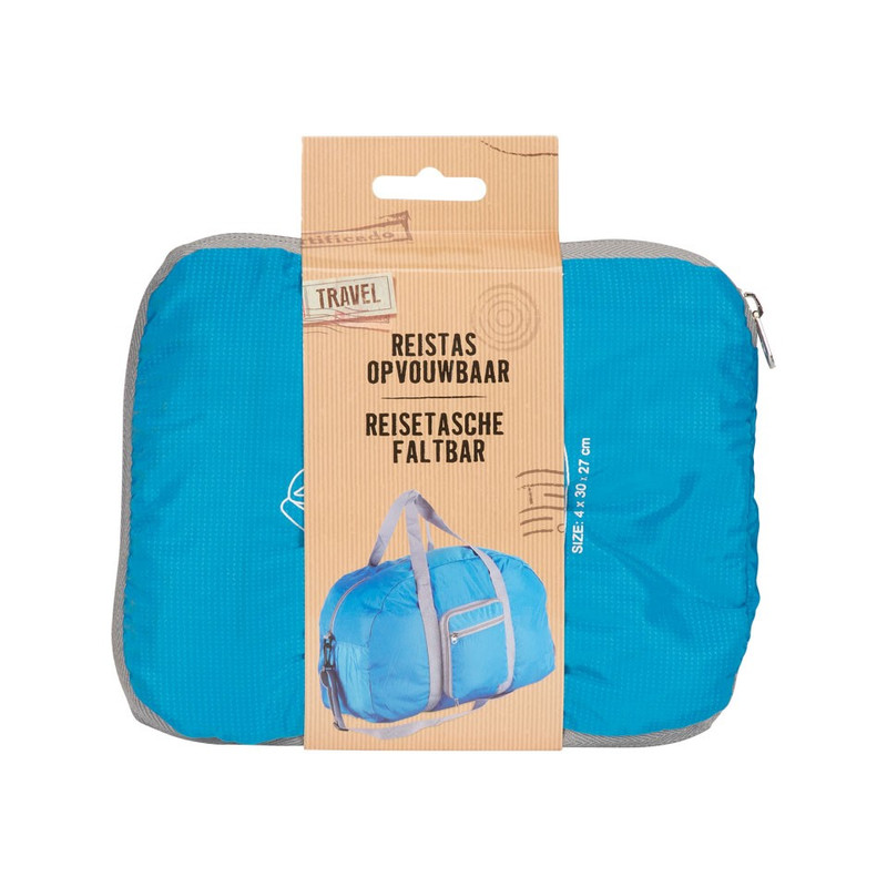 Travel reistas opvouwbaar - blauw