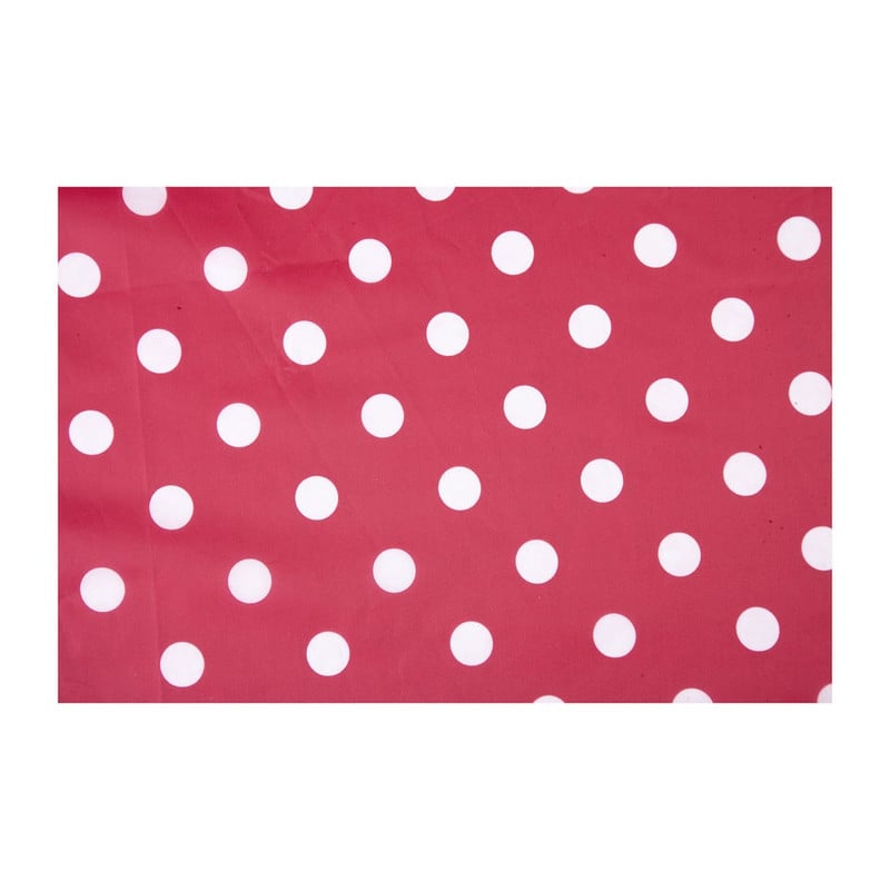 Travel poncho dots - rood