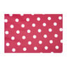 Travel poncho dots - rood