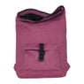 Rugzak met vouwsluiting roze
