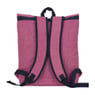 Rugzak met vouwsluiting roze