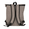 Rugzak met vouwsluiting taupe