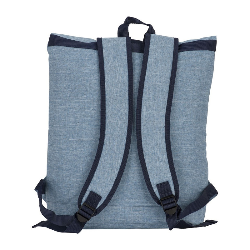 Rugzak met vouwsluiting blauw