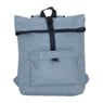 Rugzak met vouwsluiting blauw