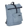 Rugzak met vouwsluiting blauw