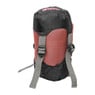 Slaapzak microfiber - 200x70 cm - zwart/rood