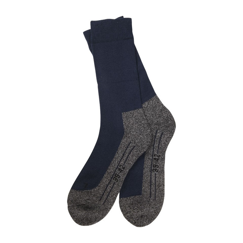 Coolmax sokken l/r - 35/38 - blauw - 2 paar