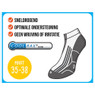 Coolmax sportsokken -  35-38 - turquoise - 3 paar