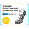 Coolmax sportsokken - 35-38 - roze - 3 paar
