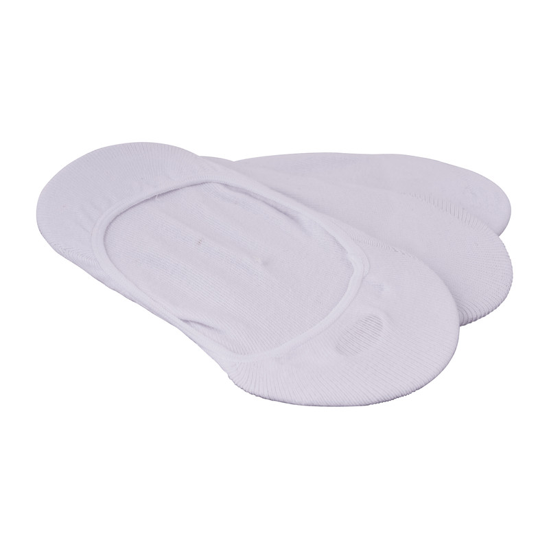 Kousenvoetjes one size - wit - 3 paar