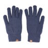Dames handschoenen - blauw glitter