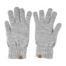 Dames handschoenen - grijs glitter