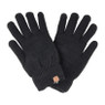 Dames handschoenen - zwart glitter