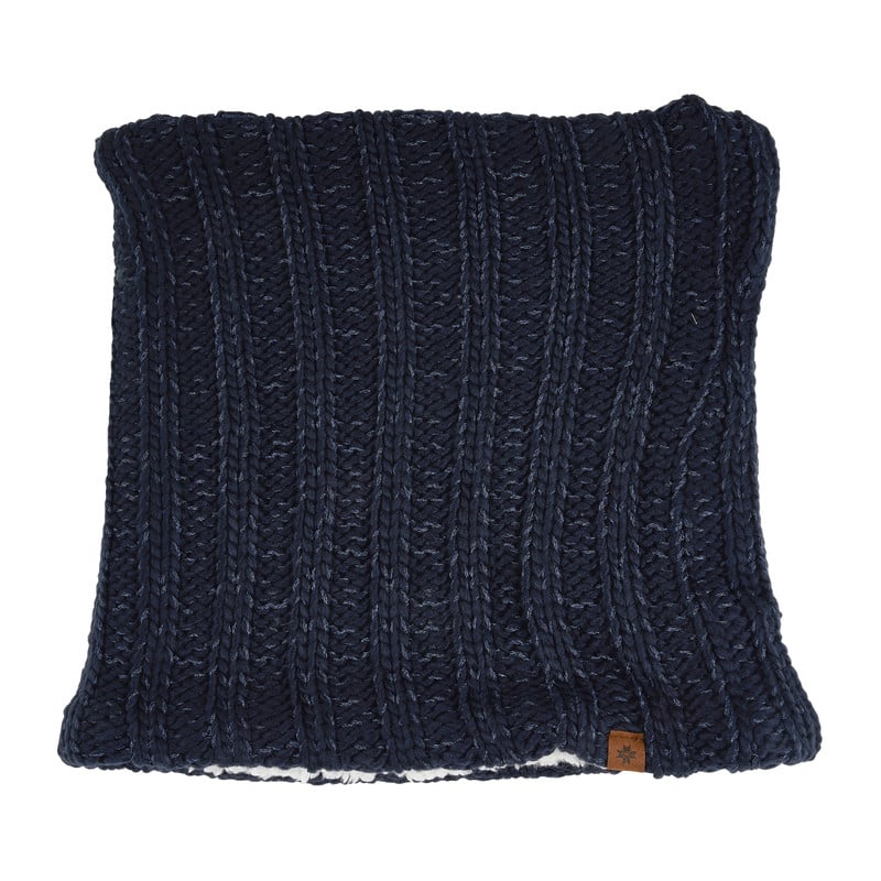 Dames skicol - blauw glitter
