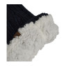 Dames skicol - blauw glitter