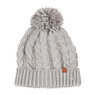 Dames muts - grijs glitter