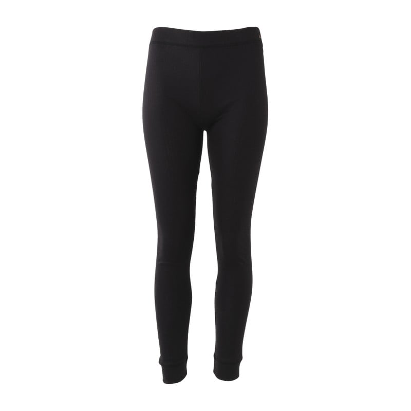 Thermo legging S/M - zwart - katoen/polyester