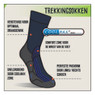 Coolmax trekkingsokken 43/46 - 2 paar - zwart