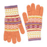 Handschoenen Folklore - oranje - one size