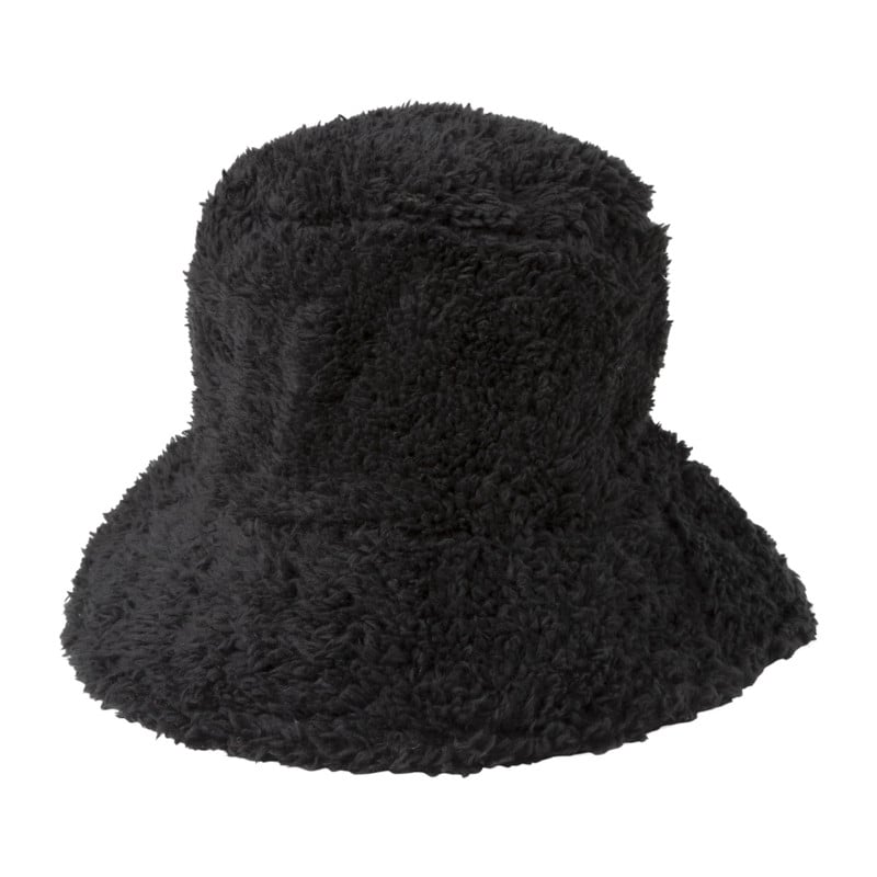 Bucket hat  teddy - zwart - one size