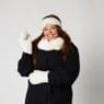 Hoofdband teddy - wit - one size