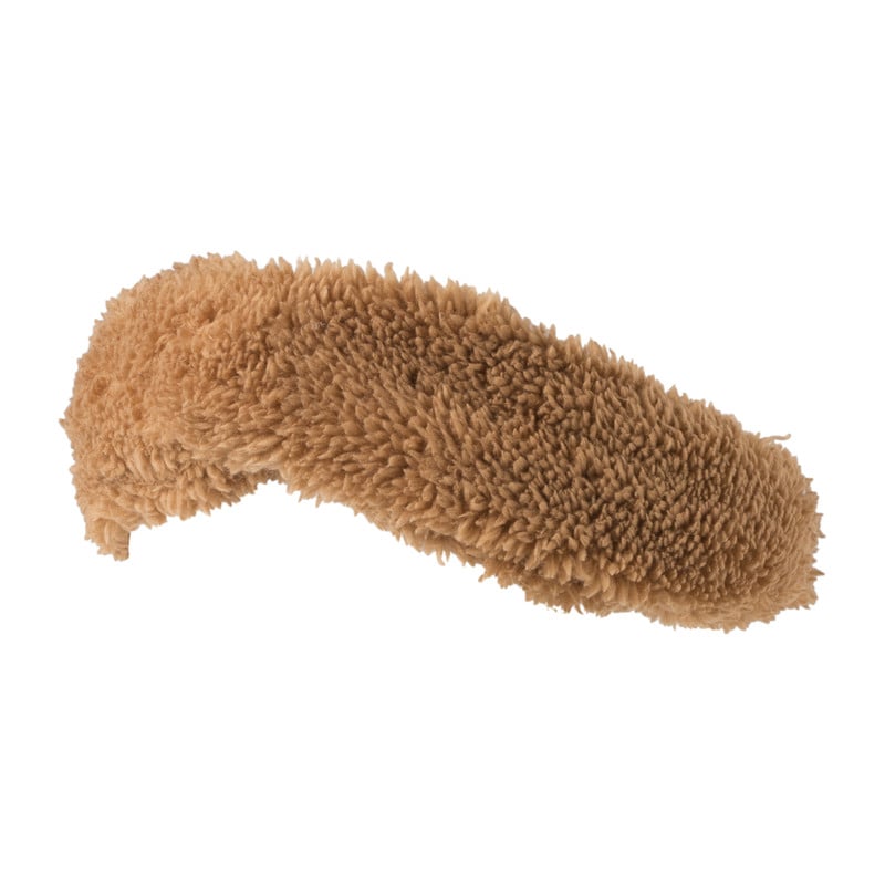 Hoofdband teddy - bruin - one size