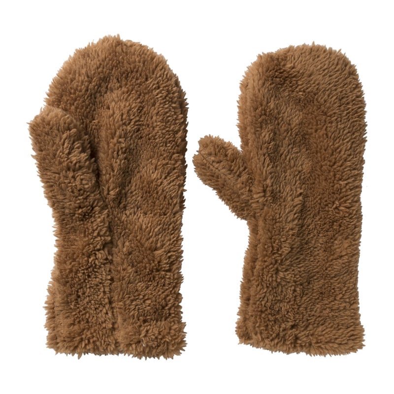 Wanten teddy - bruin - one size