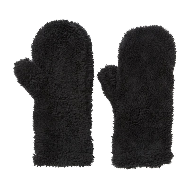 Wanten teddy - zwart - one size