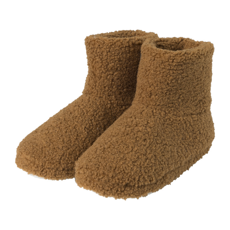 Pantoffels teddy - bruin - maat 41/42
