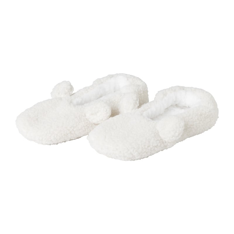 Ballerina Pantoffels - wit - maat 40/42