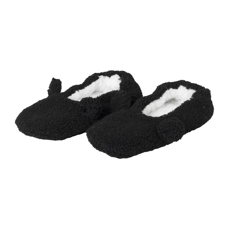 Ballerina Pantoffels - zwart - maat 40/42