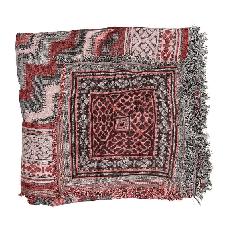 Sjaal met zigzag patroon