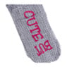 Huissokken loungewear - grijs/roze - maat 36/41
