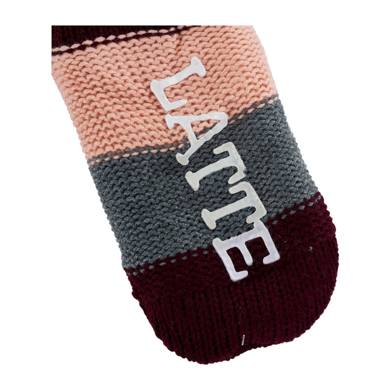 Huissokken loungewear - roze/bordeaux - maat 36/41