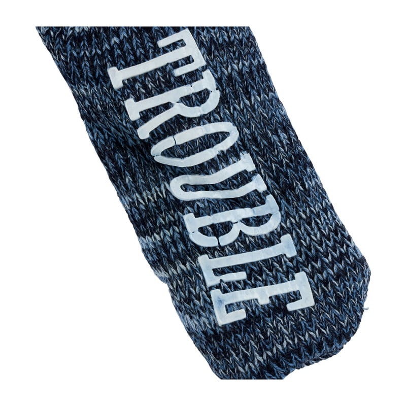 Huissokken loungewear - antraciet - maat 41/46