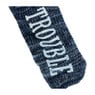 Huissokken loungewear - antraciet - maat 41/46
