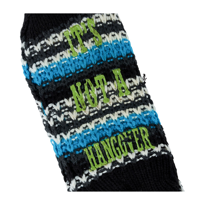 Huissokken loungewear - grijs/groen - maat 41/46