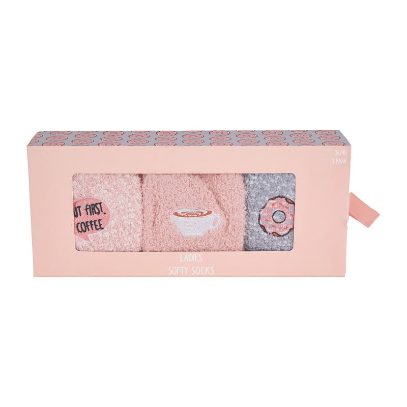 Giftbox sokken - koffie - maat 36/41