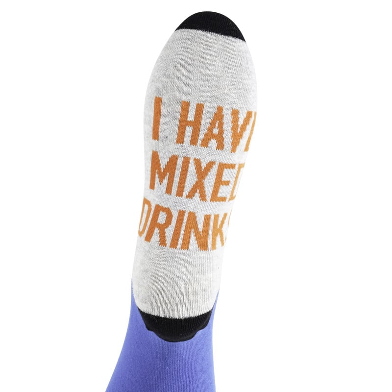 Sokken mixed drinks - diverse kleuren - maat 41/46