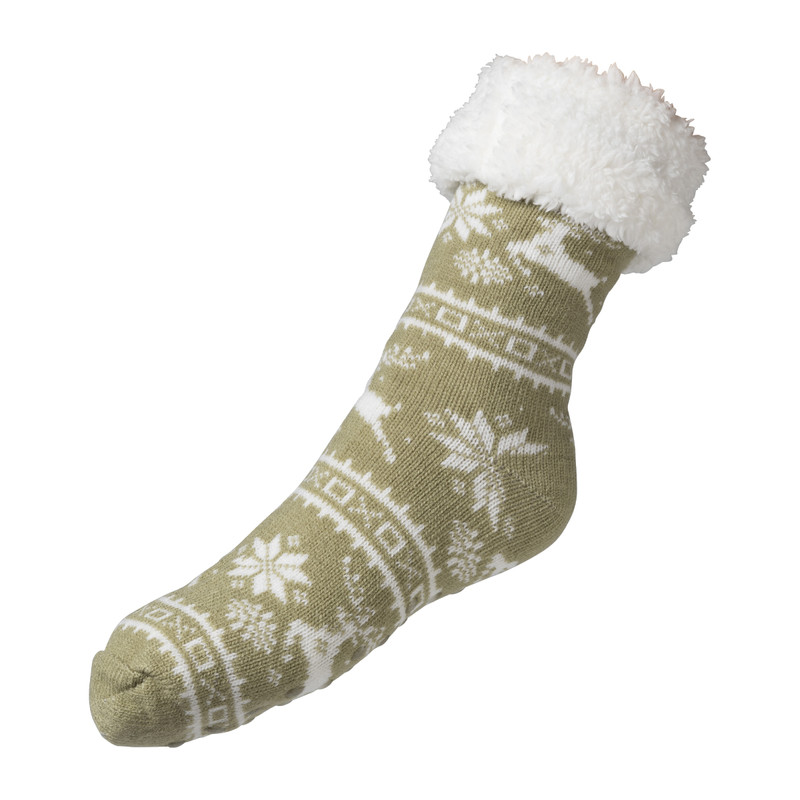 Huissokken Noors - pine green - one size