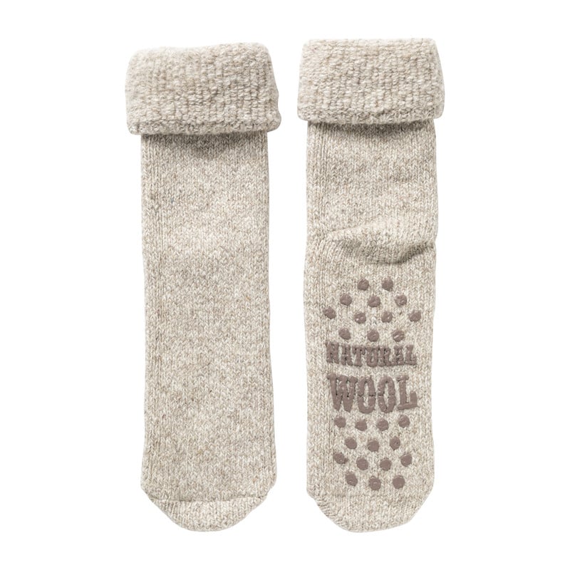 Wollen sokken - beige - 39/42