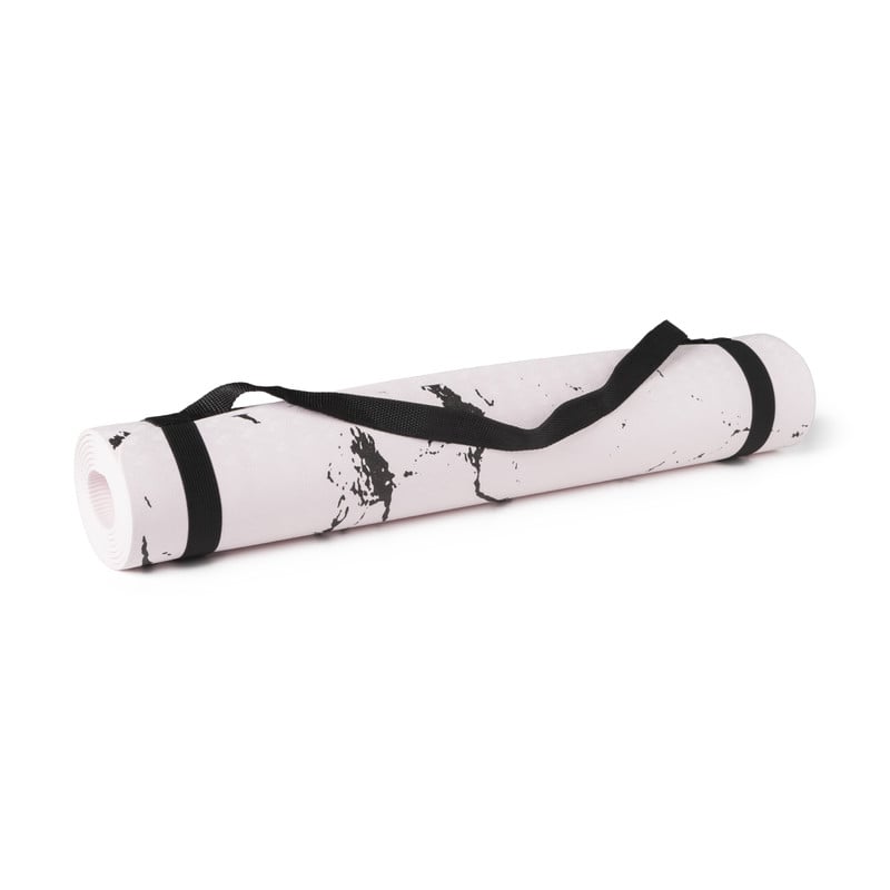 Yogamat - roze marbel