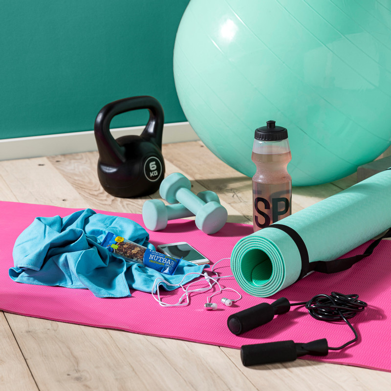 Yogamat - roze - 61x173 cm