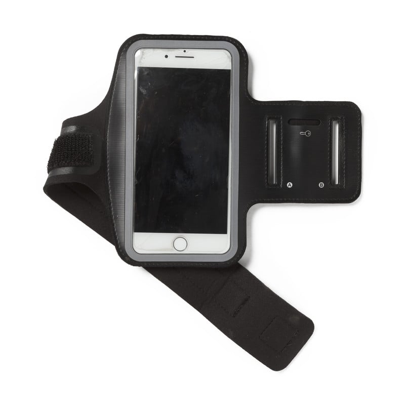 Telefoonarmband - zwart
