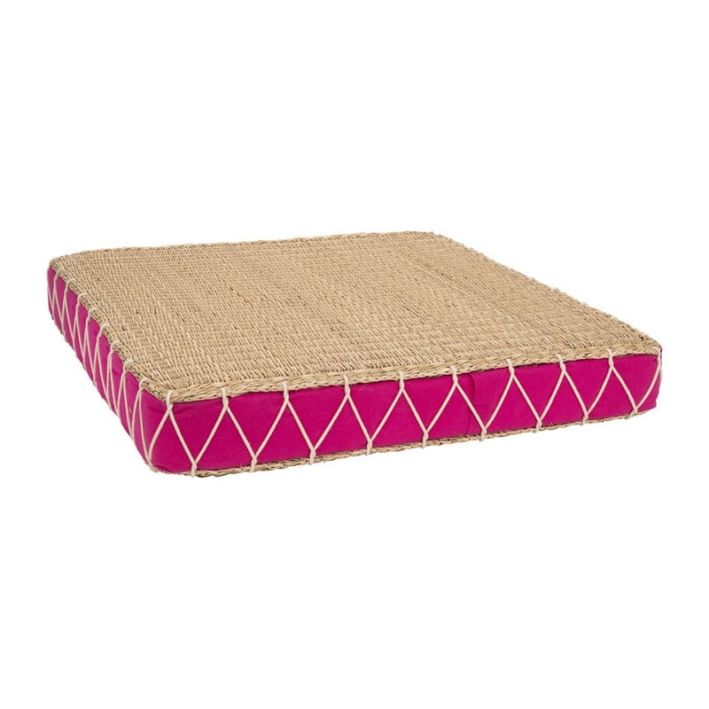 Vloerkussen Brasil XL - roze - 50x50 cm