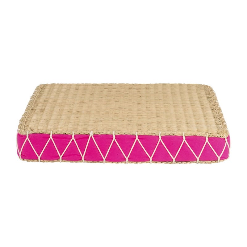 Vloerkussen Brasil XL - roze - 50x50 cm