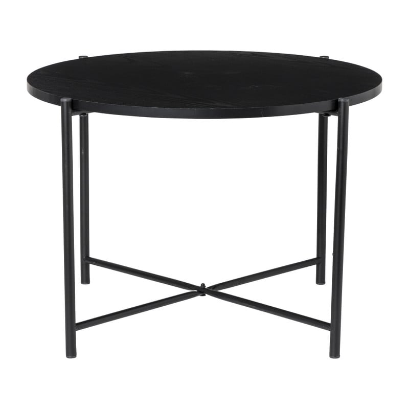 Salontafel Noah - zwart - ø60x40 cm