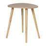 Bijzettafel lund ovaal klein - naturel - 50x38x45 cm