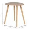 Bijzettafel lund ovaal klein - naturel - 50x38x45 cm